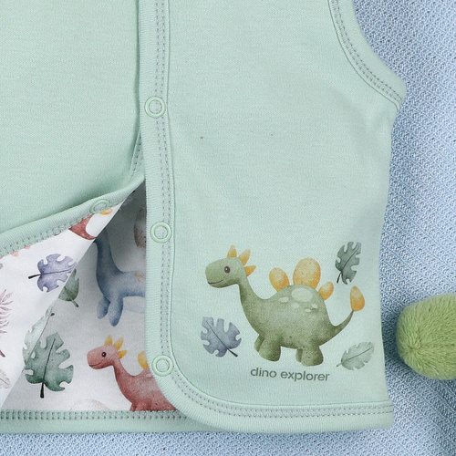 ABN-5575 Dino Explorer Kamizelka Nini – bawełna organiczna, wygodne zapięcie