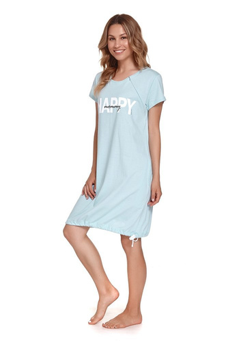 9504 Koszula Nocna do karmienia Doctor Nap - pool blue