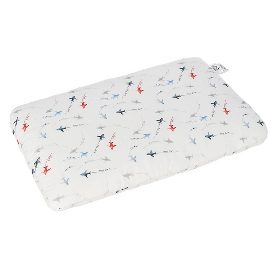 Aeroplanes Kocyk bambusowy z velvetem + poduszka Yosoy