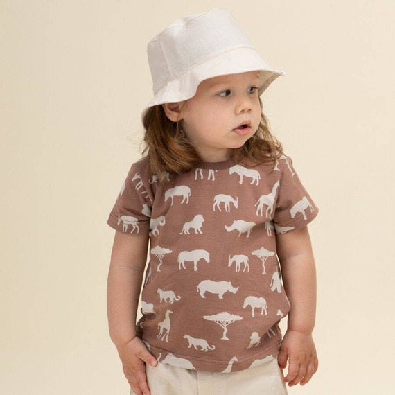 Safari Pinokio Koszulka z nadrukiem - afryka brązowy