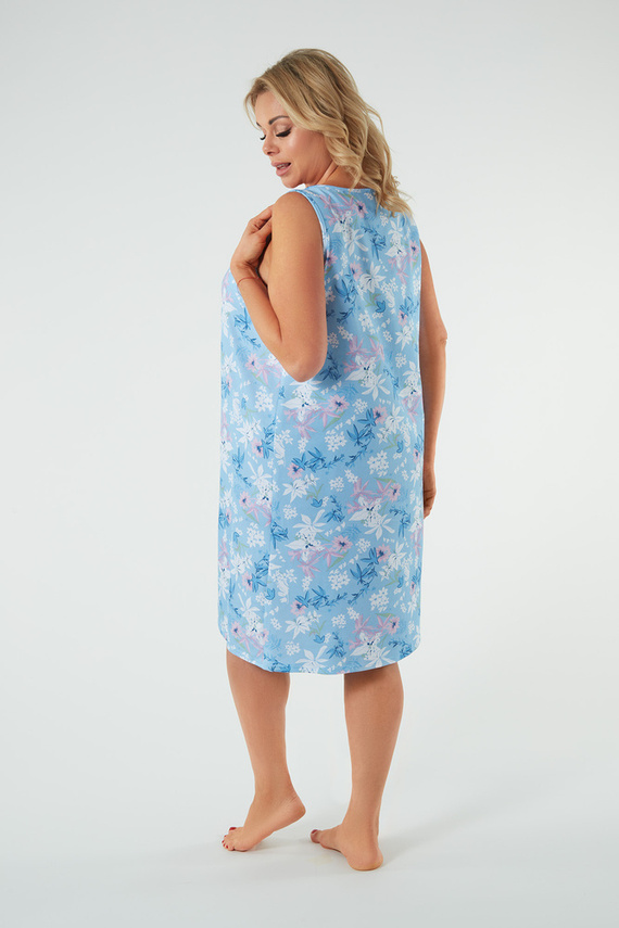 Kaweri koszula nocna szerokie ramiączko Italian Fashion - druk