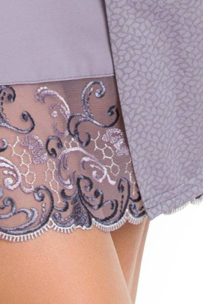 05090 Stella Szlafrok damski Mediolano - szary