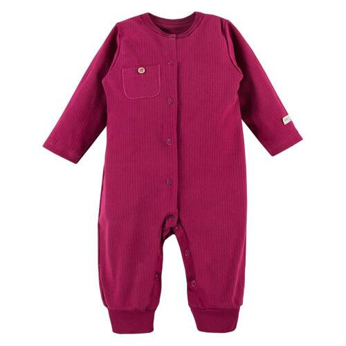 Pajac z kieszonką bez stópek "Simply Comfy" Ewa Klucze - bordo