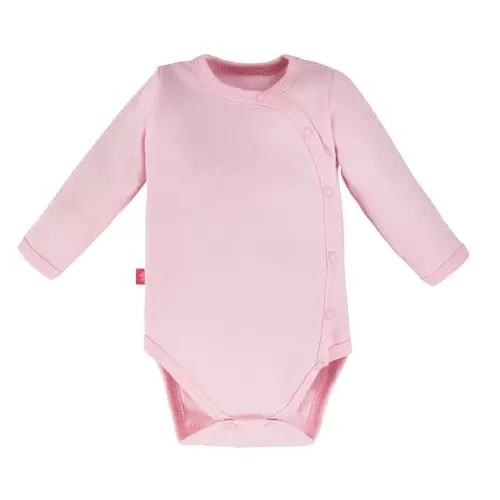 Run&Fun Eevi Body z długim rękawem rozpinane- różowy