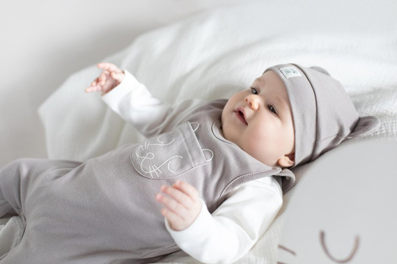 "Slow Life" Pinokio Czapka niemowlęca - beż