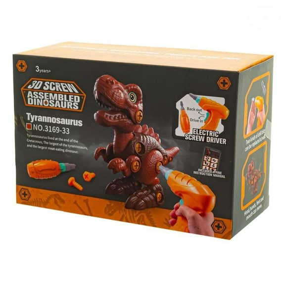 Zabawka Tyranozaur Do Skręcania Eurobaby