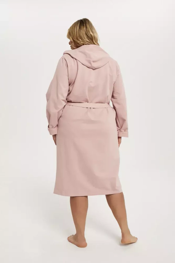 Karina Szlafrok damski Italian Fashion - pudrowy róż