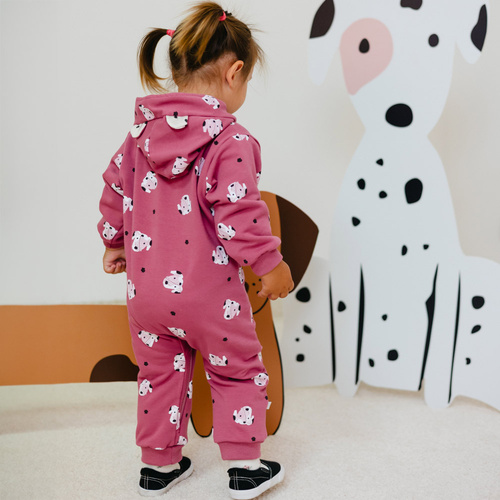 Dogs & Spots Eevi Dresowy Pajac z kapturem