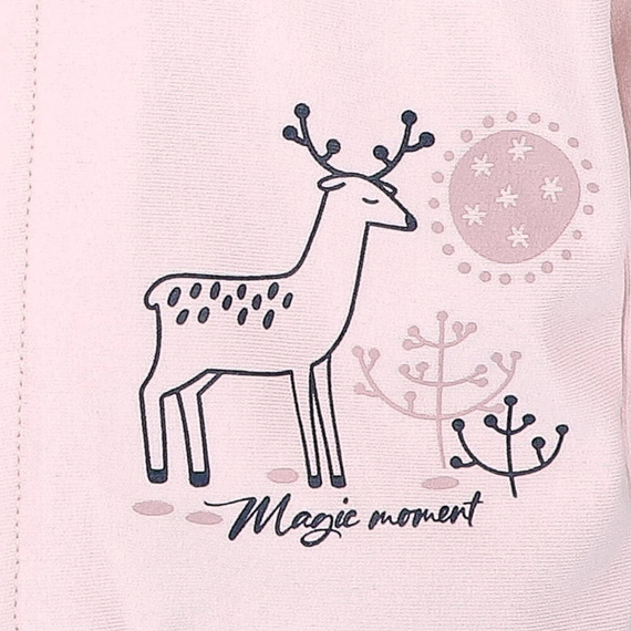 Jelonki Bluza dresowa z bawełny organicznej Nini różowy