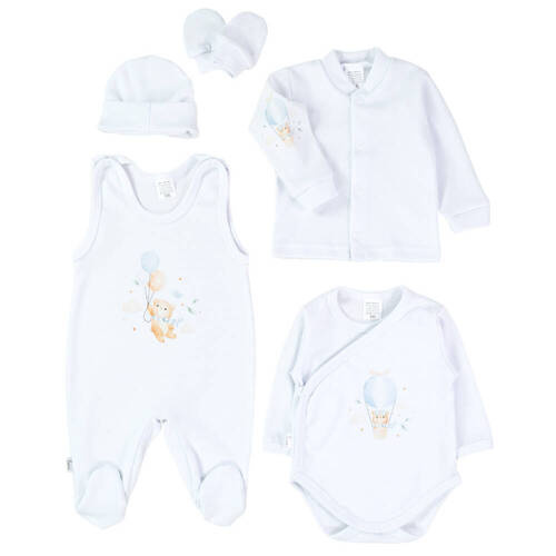 Miś z balonami- Love wyprawka niemowlęca 5 częściowa Martex