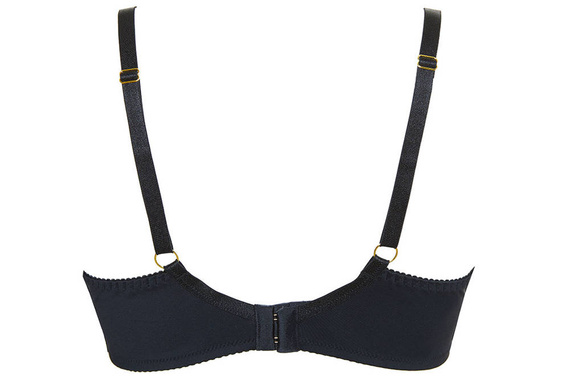 Huggy Soft Black miękki biustonosz do karmienia Momtobe czarny