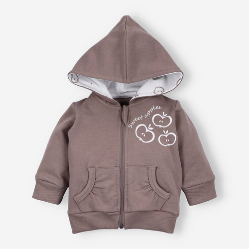 ABN-5307/CZE/056 Happy Apples Bluza dresowa z bawełny organicznej Nini