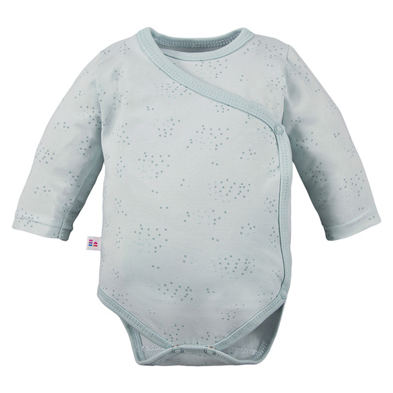 Petite Eevi Body rozpinane - listki zielone