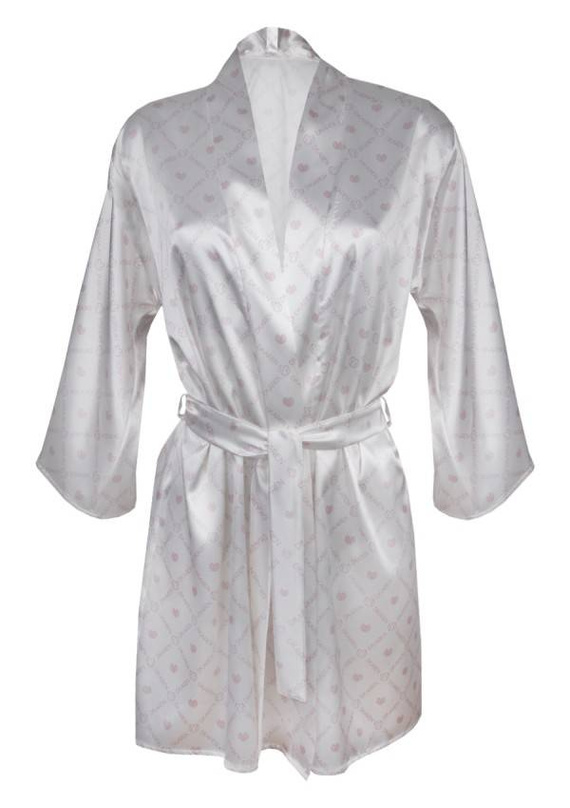 DK-P Satynowa Podomka damska DKaren - biały 18