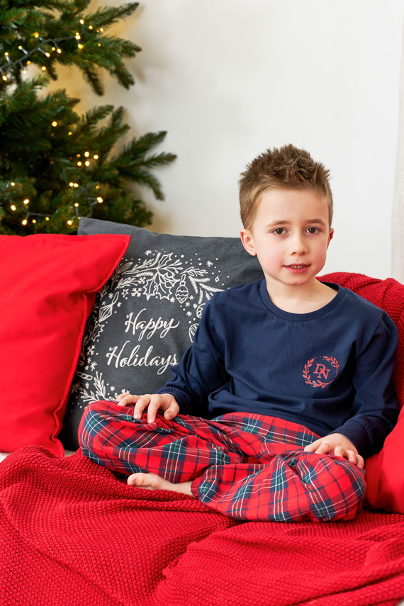 Piżama dziecięca 7129 Unisex Doctor Nap - navy blue