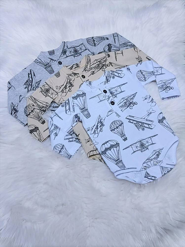 Aviator Bambarillo Body z długim rękawem beżowy