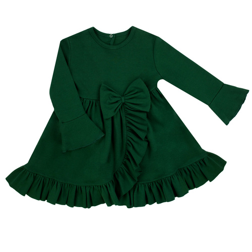 Sukienka 163174 "Magia Świąt" Nicol - zielony