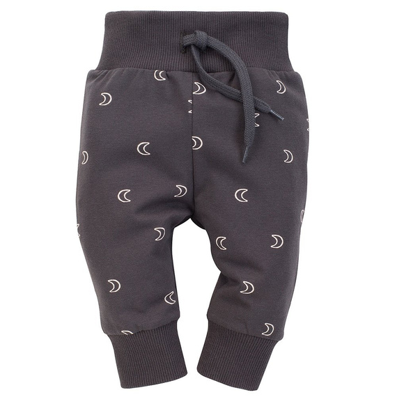"Dreamer" Pinokio Legginsy niemowlęce - grafit druk 