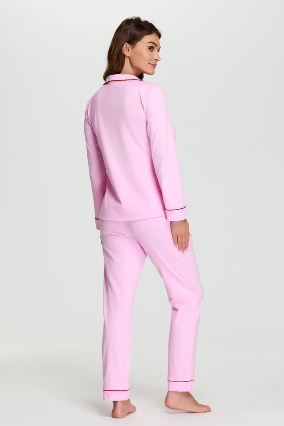 18 rozpinana piżama damska Bonamera różowy