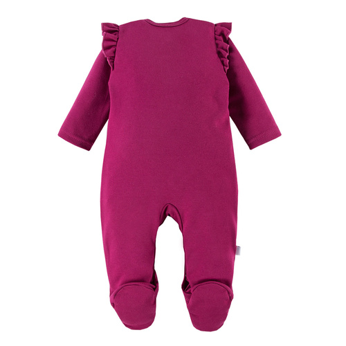 Bloom Eevi Pajac ze stópkami - bordowy