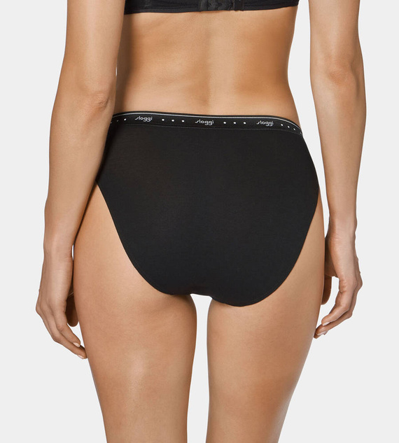 24/7 100 Tai 10198073 Figi Damskie Sloggi - black