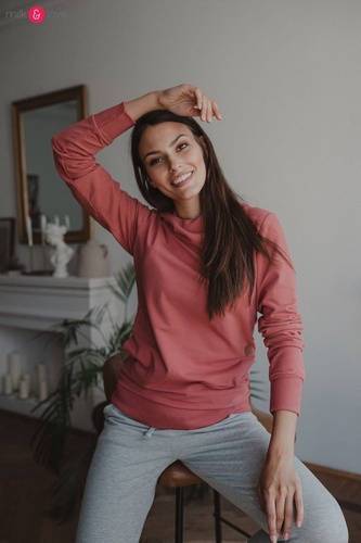 Milk Please Milk&Love bluza do karmienia dusty cedar