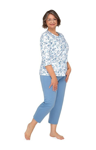 201 Maria II Piżama damska Martel - ciemny niebieski 29