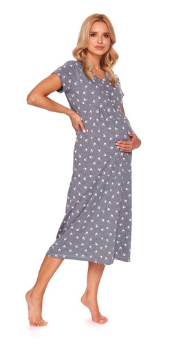 Koszula Nocna 4119 Doctor Nap - dark grey