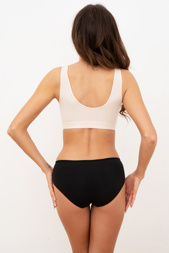 Ibiza bokser figi damskie Italian Fashion - czarny