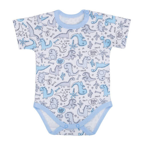 Martex Body z krótkim rękawem Dinusie niebieski