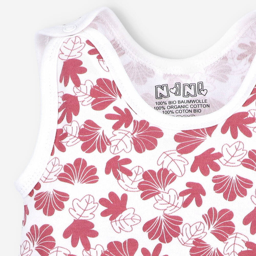 Wesoła Panda Śpiochy z bawełny organicznej Nini druk