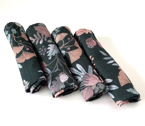 Chusteczki 100% Bamboo Muślin Ornithology Makaszka