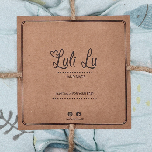 LUL-0033 Rybki Śpiworek niemowlęcy z poduszką Luli Lu