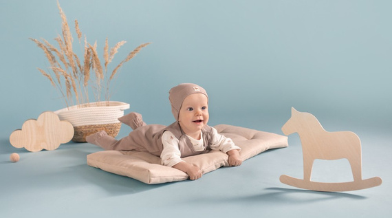 Wooden Pony Pinokio Śpiochy niemowlęce - beż