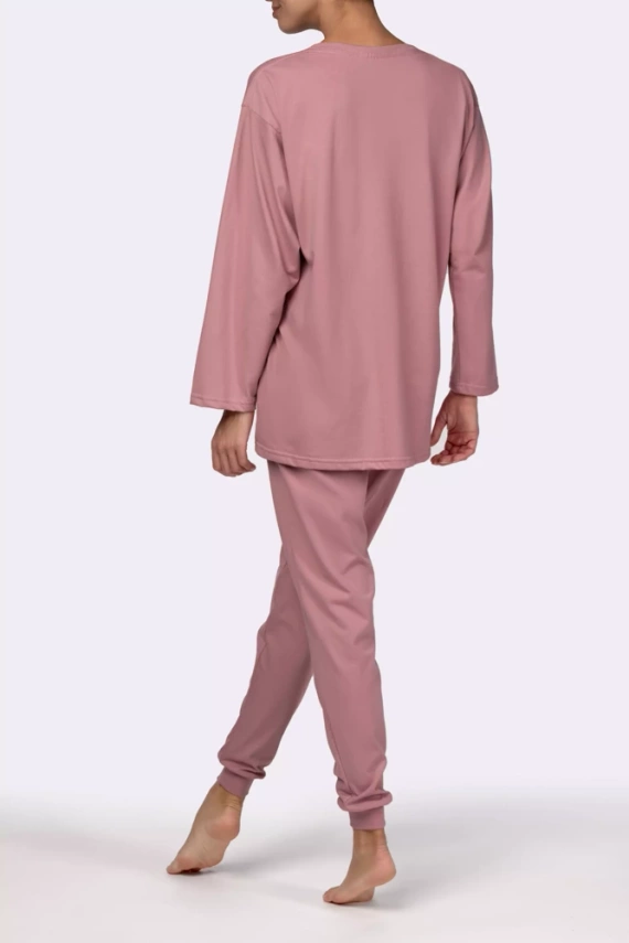 Homie longsleeve Piżama damska Mona pink