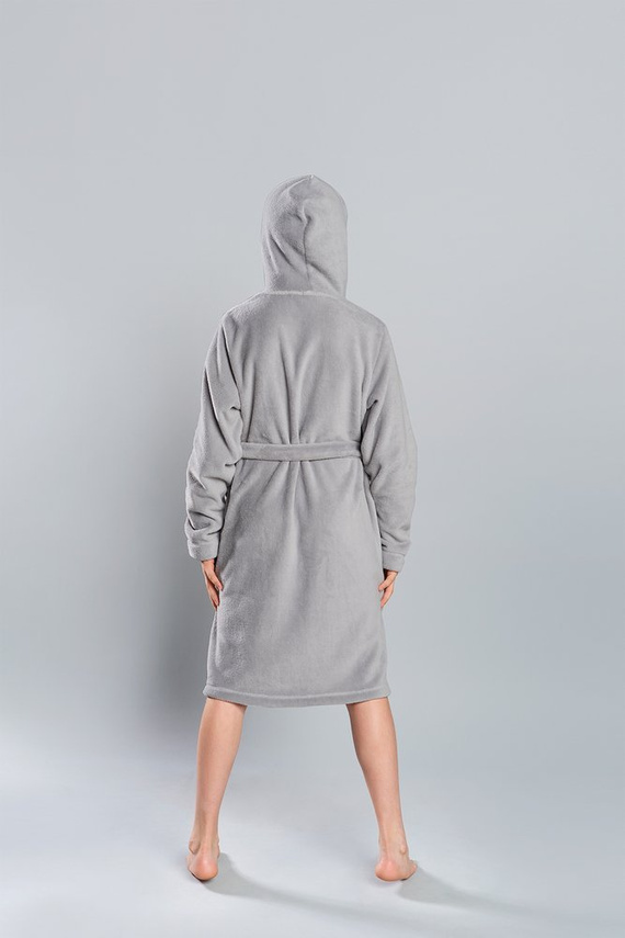 Mimas Italian Fashion Szlafrok chłopięcy - grafit