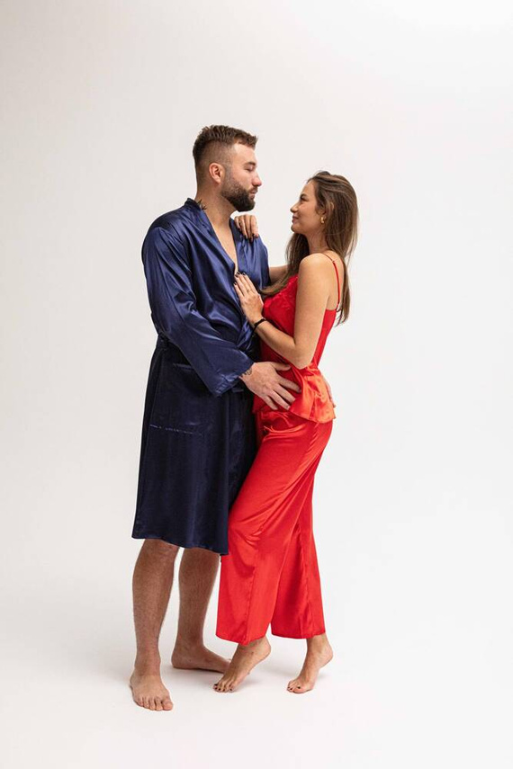 Caroline Komplet piżama damska DKaren - czerwona