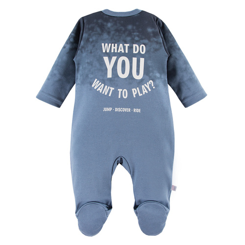 Jump Eevi Pajac ze stópkami - niebieski