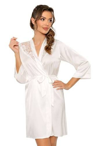 Mari Szlafrok damski Donna - ecru
