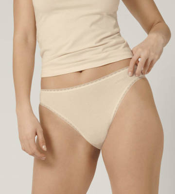 Figi tai 2 pak Damskie Sloggi go - fresh powder