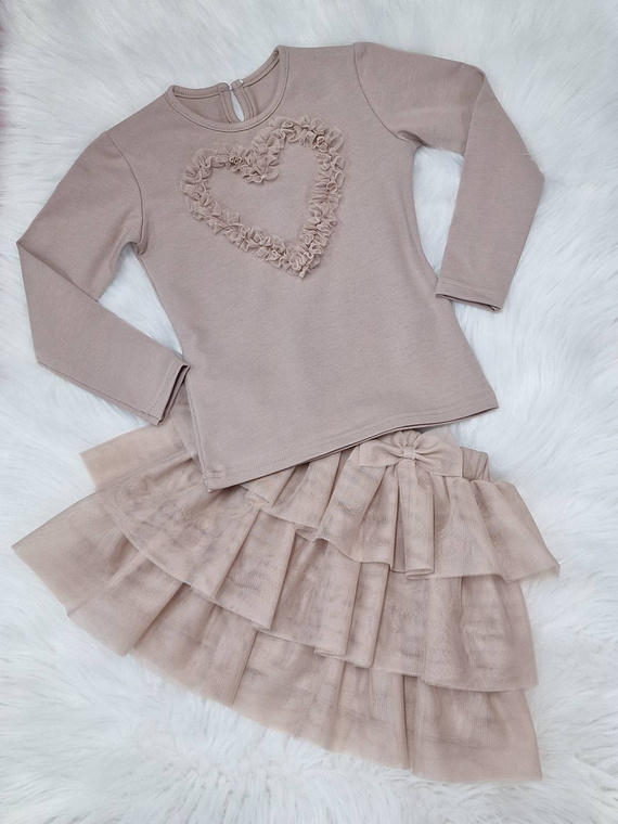 Mia Spódniczka tiulowa Bambarillo beżowy