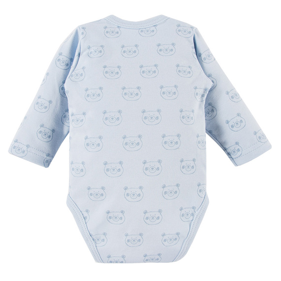 Big Bear Eevi Body z długim rękawem rozpinane - niebieski