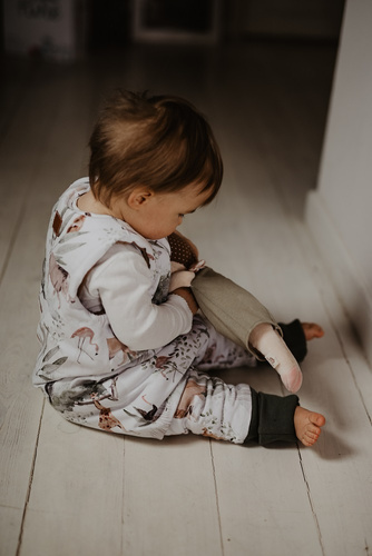 Śpiworek z nogawkami Sawanna Makaszka