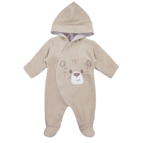 "Baby Love" Ewa Klucze Pajac welurowy - niebieski 