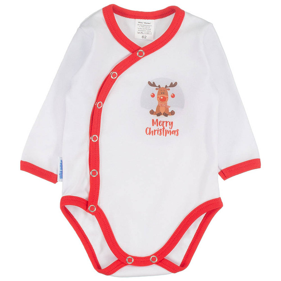 Merry Christmas Martex Komplet body z półśpiochem czerwony