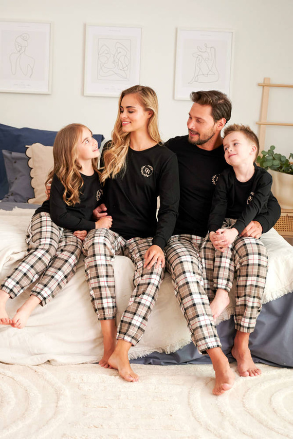 Piżama dziecięca 5214 Unisex Doctor Nap - black