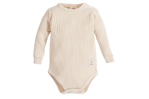 "Natural Harmony" Makoma Body niemowlęce z długim rękawem beżowy