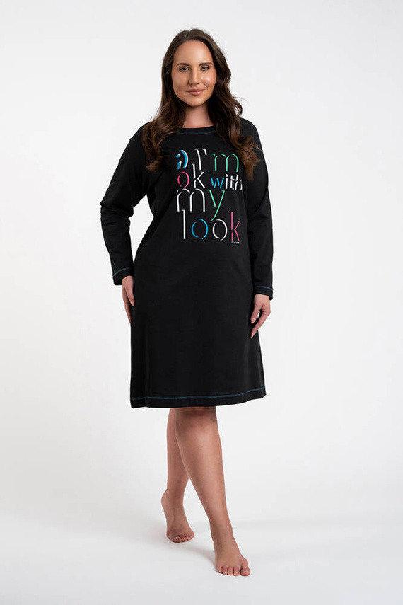 Olza koszula nocna Italian Fashion - czarny