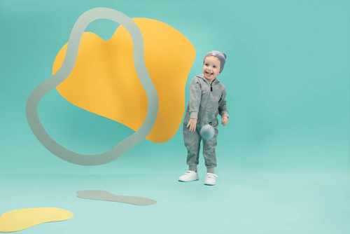 Fun Time Pinokio Kombinezon dresowy - mięta druk