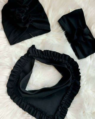 Lola Bambarillo Turban dla dziewczynki czarny